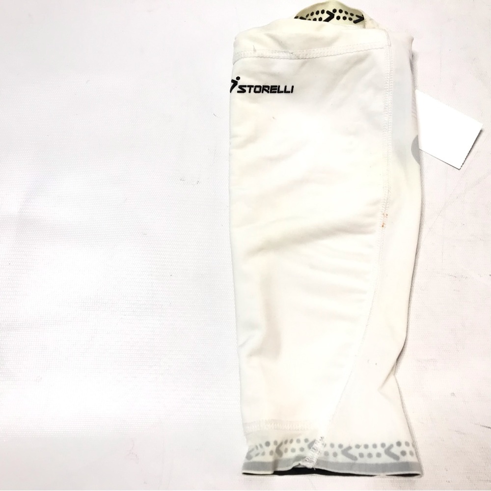 Storelli Bodyshield Soccer Leg Sleeve Size L Off White READ